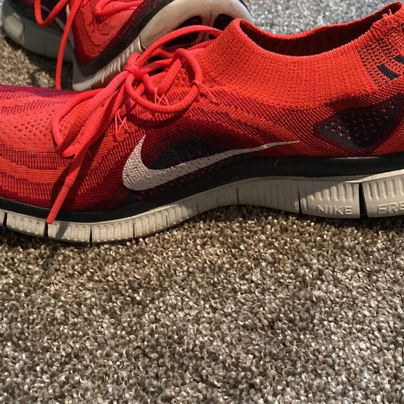 nike free flyknit+ Red - Picture 4 of 5